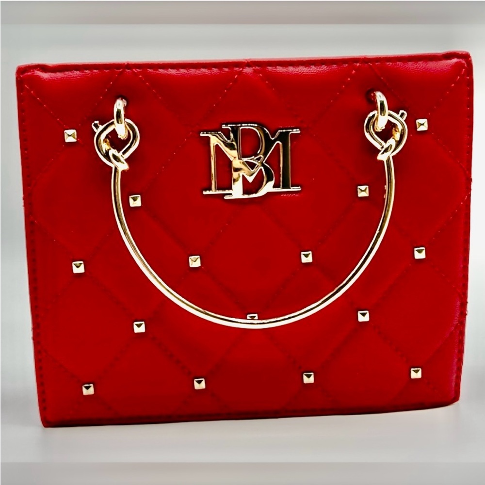 Badgley Mischka Scarlet Crossbody Bag with Gold Chain